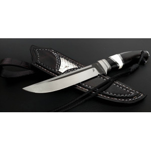 ЕЛЕГАНТ ЧОРНИЙ колекційний ексклюзивний ніж ручної роботи майстра студії Fomenko Knifes, купити замовити в Україні. Photo 3